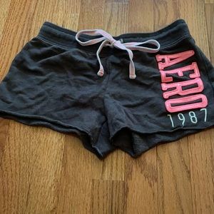 Grey loungewear shorts